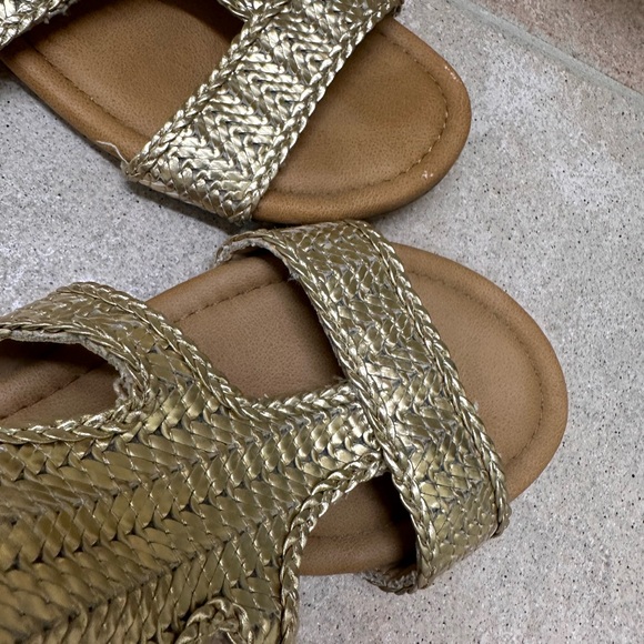 Report gold gladiator sandal size 8 - Picture 7 of 8